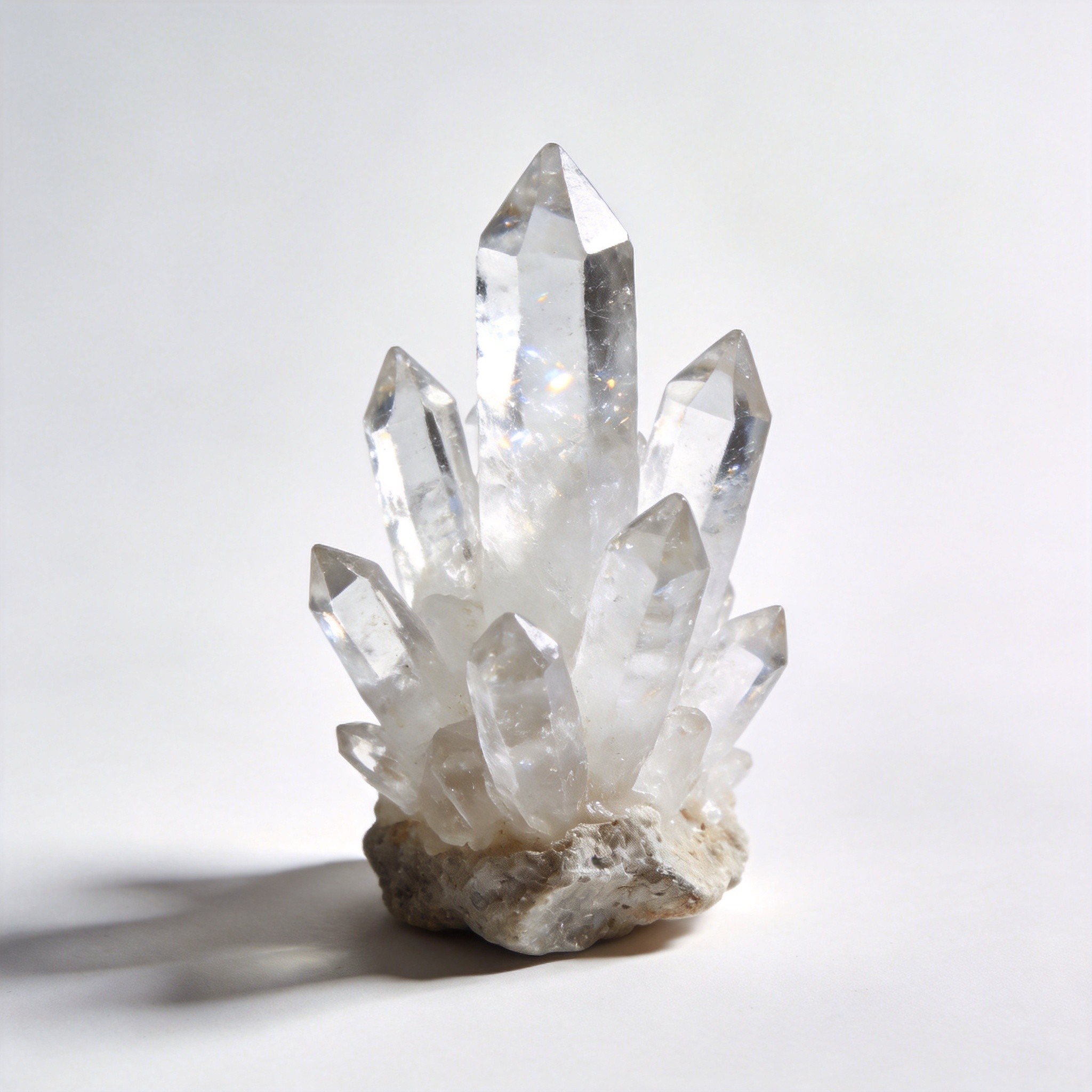 白水晶能量摆件